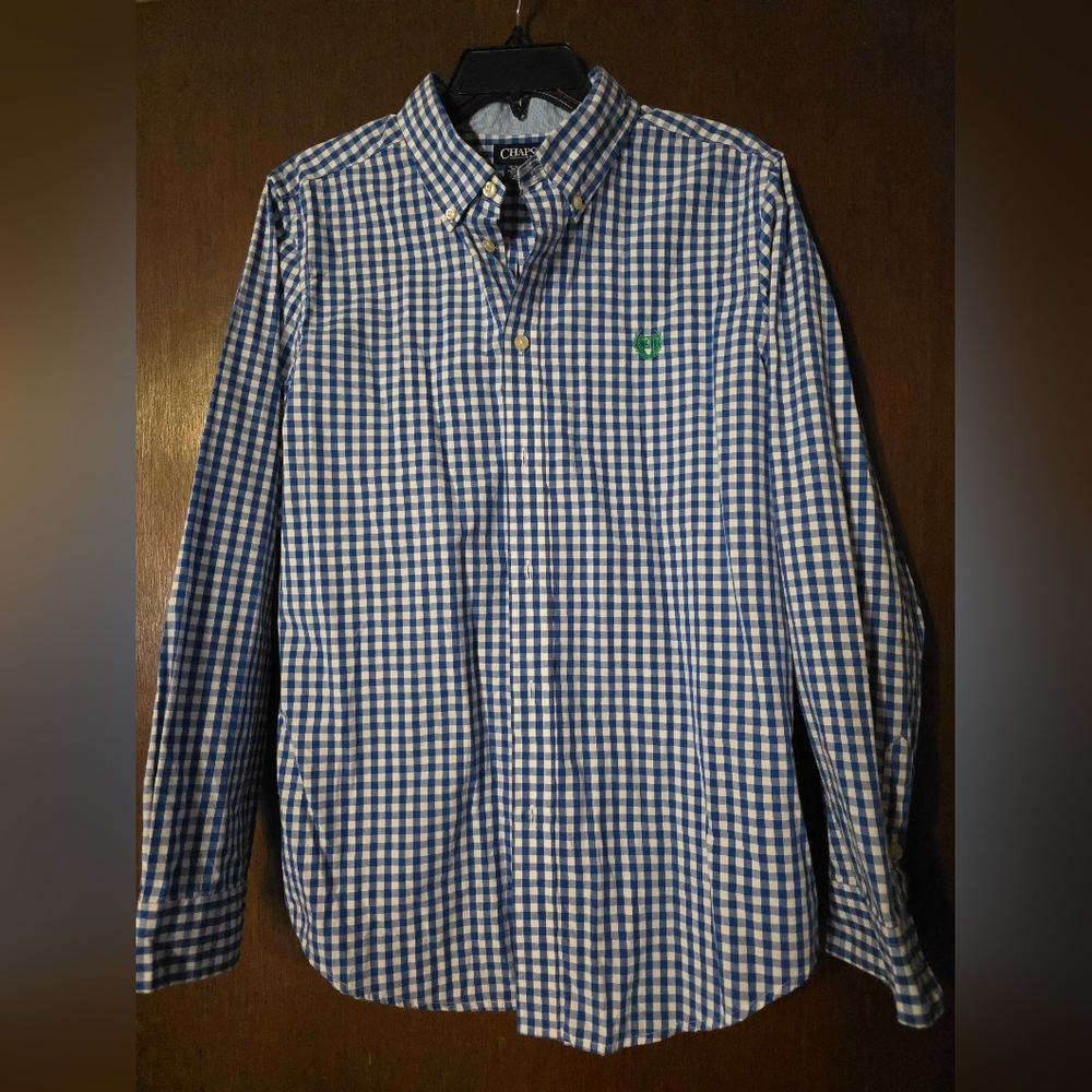 Crest Blue Checkered Boy's Shirt
